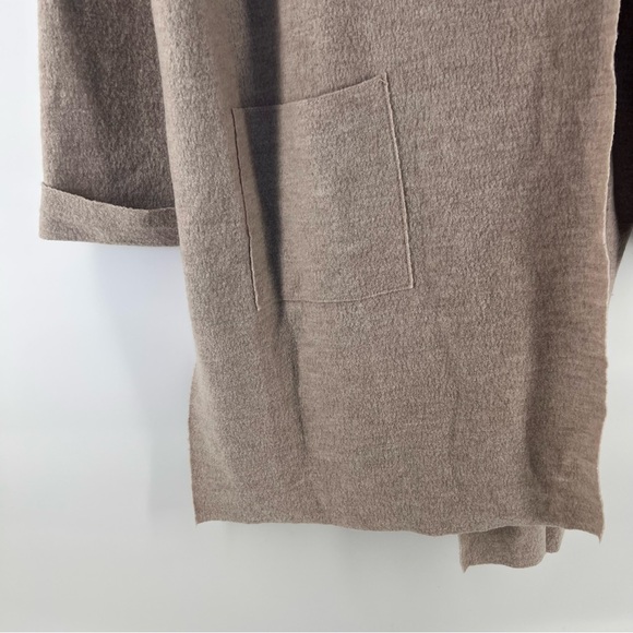 Eileen Fisher Lightweight Boiled Wool Coat in Responsible Wool - Size Large EUC - Picture 5 of 10